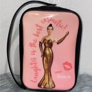 VERY RARE🌸VINTAGE BENEFIT
COSMETICS MAKEUP TRAVEL BAG! NEW! SEALED! HTF!